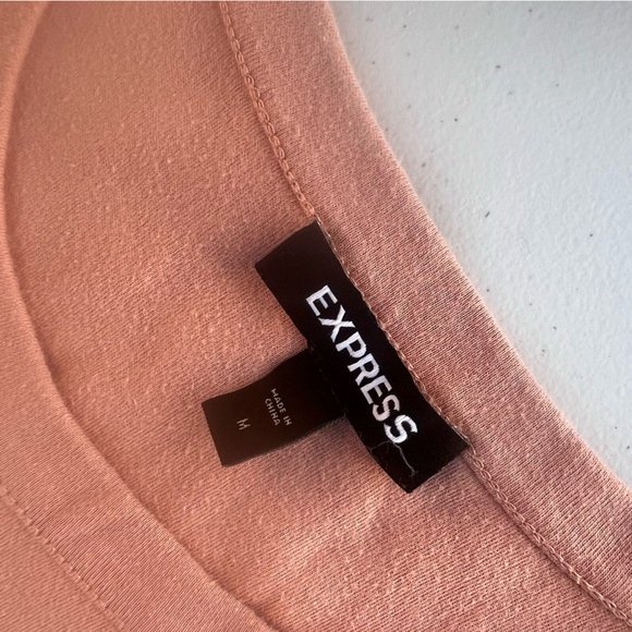 Express Peach Sleeveless Dress with Embellishment - Picture 4 of 5